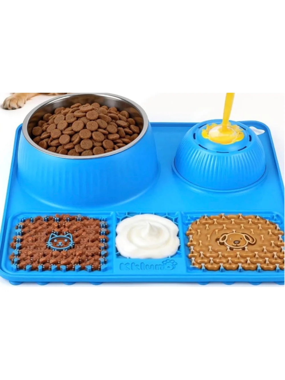 Dog Lick bowl 3 in 1 slow feeder bowls & lick mat